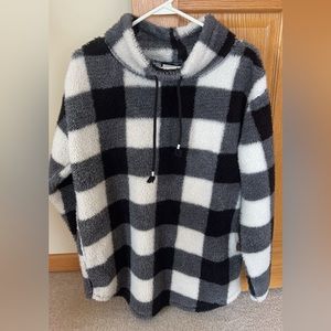 Maurice’s plaid Sherpa!